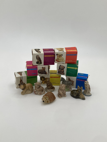 Lot of Wade Whimsies Mini Animals w/ Boxes English Porcelain Figurines - Picture 2 of 16